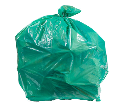 green-garbage-bag